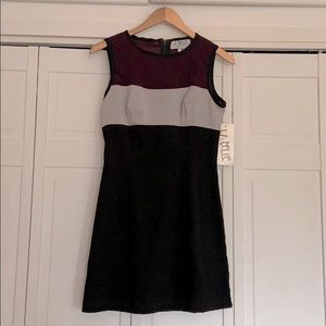 Vintage suede-like dress